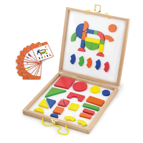 New Classic Toys magnetic shapes and box